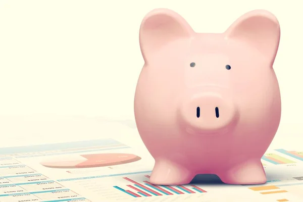 Piggy Bank Concepto Inversión Ahorro — Foto de Stock