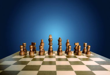 tablo, Strateji kavramı üzerinde satranç figürleri
