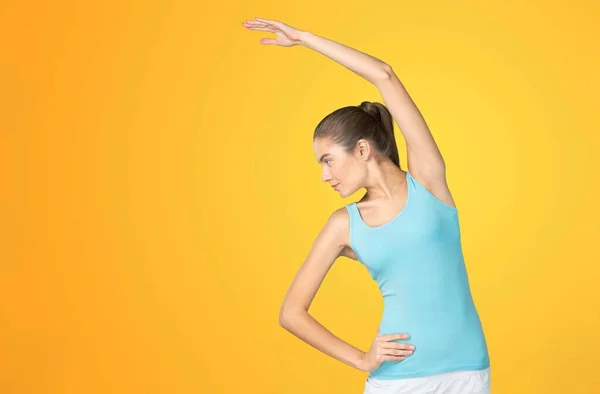 Mujer Joven Haciendo Deporte — Foto de Stock