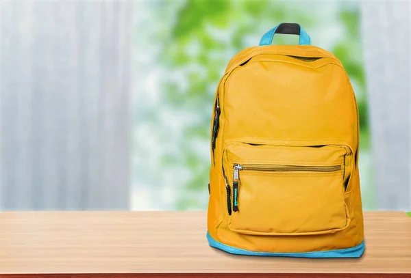 School Backpack Background — Stock Photo, Image