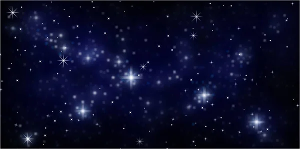 Estrellas Coloridas Cielo Nocturno — Foto de Stock