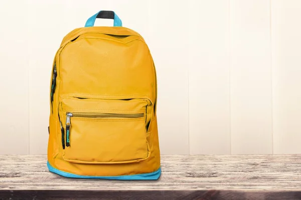 Backpack Σχολείο Φόντο — Φωτογραφία Αρχείου