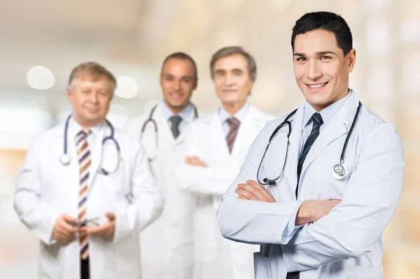 Grupo Médicos Sorrindo — Fotografia de Stock