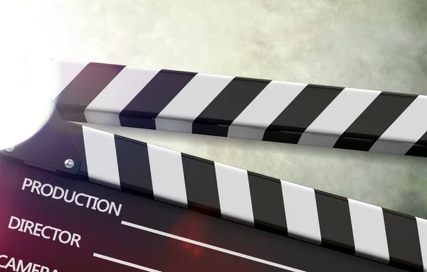 Cinema Clapboard Segundo Plano — Fotografia de Stock