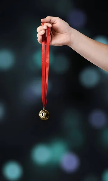 메달을 사람의 — 스톡 사진
