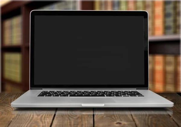 Laptop Med Tom Skärm Isolerad Bakgrunden — Stockfoto