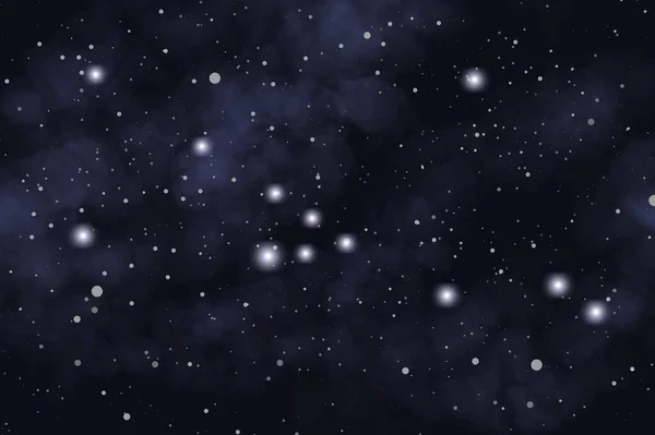 Estrellas Coloridas Cielo Nocturno — Foto de Stock
