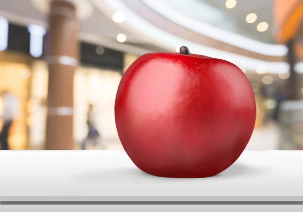 Zbliżenie Świeżego Czerwonego Jabłka — Zdjęcie stockowe
