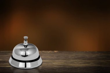 Resepsiyon hizmeti Resepsiyon bell üzerinde arka plan bulanık