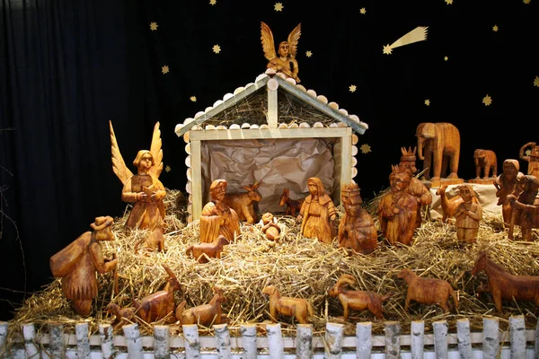 Vrolijk Kerstfeest Van Kerken Straten Bevolking Van Kroatië Europa — Stockfoto