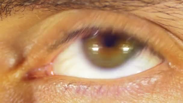 Rotación ocular del globo ocular — Vídeos de Stock