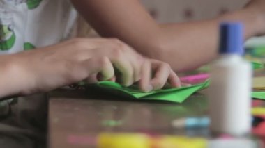 Tablo, el yapımı kağıt el sanatları çocuk yapmak