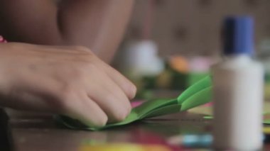 Tablo, el yapımı kağıt el sanatları çocuk yapmak