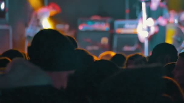 Concert Crowd au festival de musique — Video