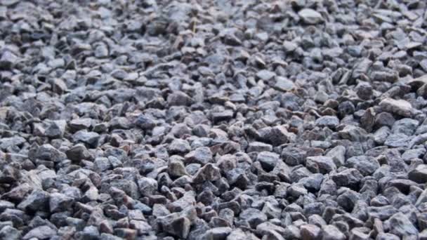 Crushed Stone Background — Stock Video