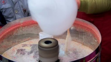 Pamuk şeker yavaş hareket yapma