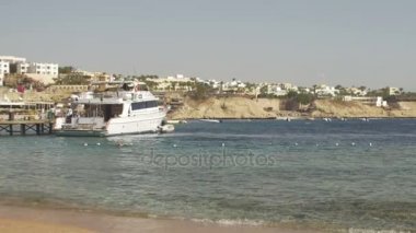 Mısır'daki Beach. Resort kırmızı Yalı