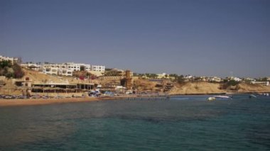 Mısır'daki Beach. Resort kırmızı Yalı