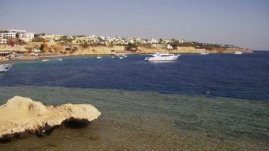 Mısır'daki Beach. Resort kırmızı Yalı