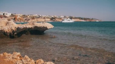 Mısır'daki Beach. Resort kırmızı Yalı