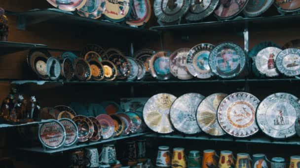 Магазин сувениров в Шарм-эль-Шейхе, Египет — стоковое видео