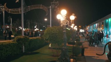 Soho Meydanı gece Sharm El Sheikh, Mısır