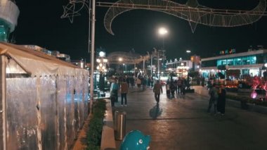 Soho Meydanı gece Sharm El Sheikh, Mısır