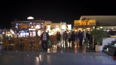 Soho Meydanı gece Sharm El Sheikh, Mısır