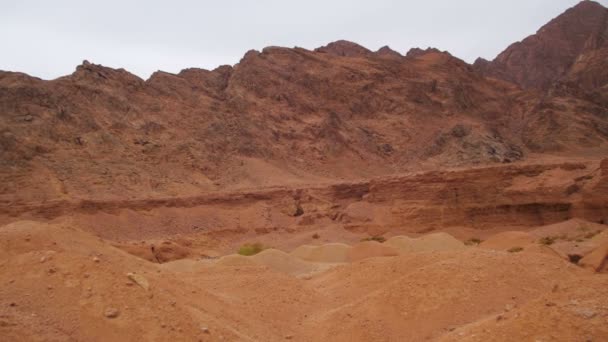 Desierto en Egipto, arena y montañas — Vídeo de stock
