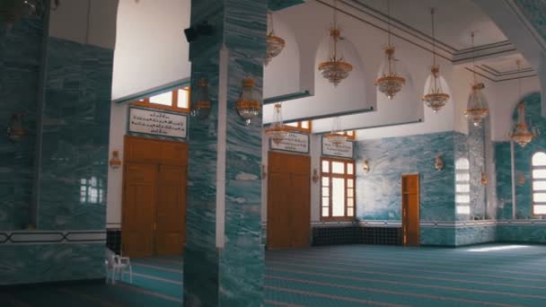 Muslimská mešita v Egyptě — Stock video