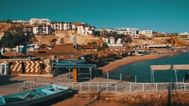 Plaj şemsiye ve şezlong Mısır Kızıldeniz