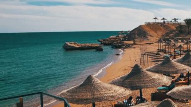 Plaj şemsiye ve şezlong Mısır Kızıldeniz