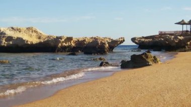 Mısır'daki Beach. Resort kırmızı Yalı