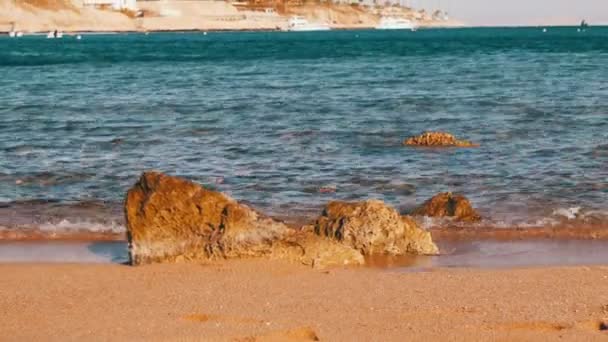 Pláž v Egyptě. Pobřeží Rudého moře Resort