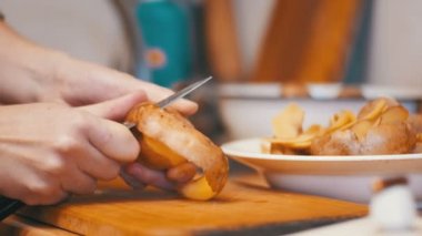 Patates ev mutfak temizlik