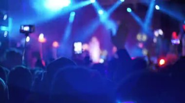 Ağır çekimde Müzik Festivali'nde konser kalabalık