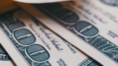 Yüzey arka plan dönen üzerinde American para dolar