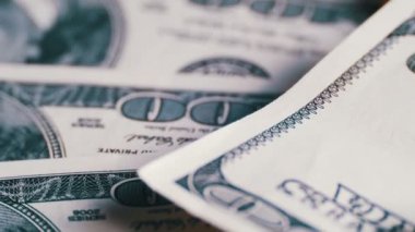 Yüzey arka plan dönen üzerinde American para dolar