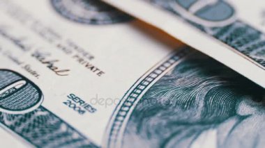 Yüzey arka plan dönen üzerinde American para dolar
