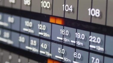Radyo arama frekansı Vintage alıcı ölçekte ayarlama
