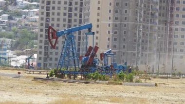 Yağ pompası, pompa jack. Fosil yakıt enerji, eski birim pompa