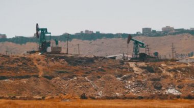 Yağ pompası, pompa jack. Fosil yakıt enerji, eski birim pompa
