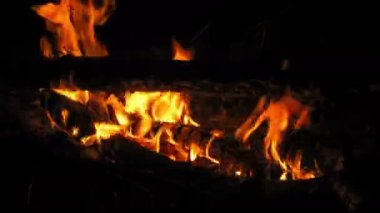 Yangının arka plan. Zaman atlamalı