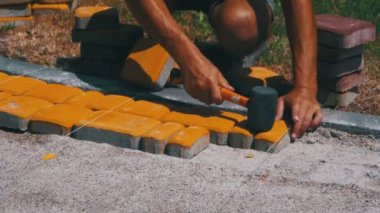 Alt döşeme parke taşı döşeme