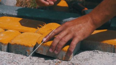 Alt döşeme parke taşı döşeme