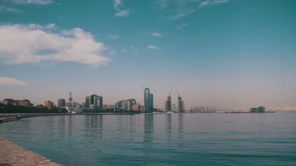 Embankment di Baku — Video Stock