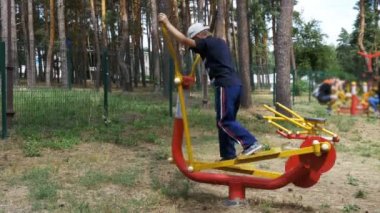 Eğitim Simülatörü Street spor yapan çocuk çocuk