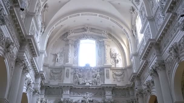 Interior of the famous St. Michaels Church in Munich, Germany — Stock Video