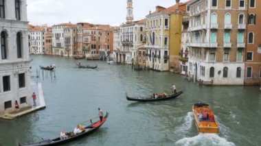 Venedik İtalya Grand Canal ulaşım yolları, köprü görünümü