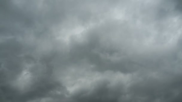 Gray Rain Clouds are Moving in the Sky. TimeLapse — Stock Video